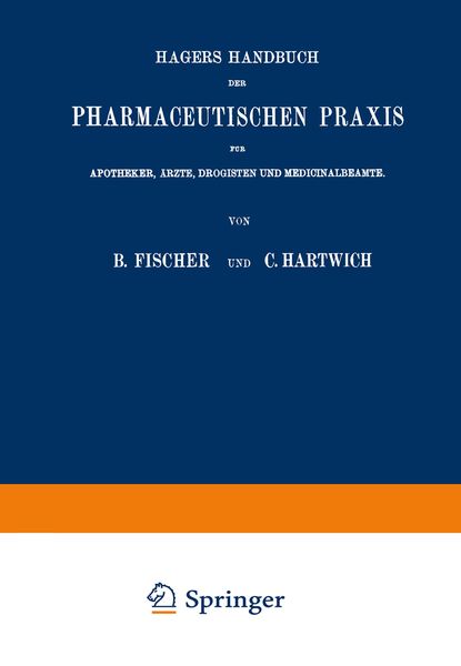 Produktbild: Hagers Handbuch der Pharmaceutischen Praxis