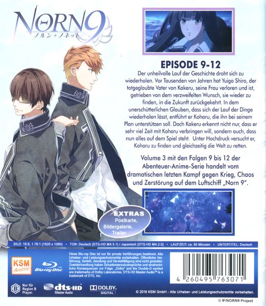 Produktbild: Norn9 - Volume 3: Episode 09-12