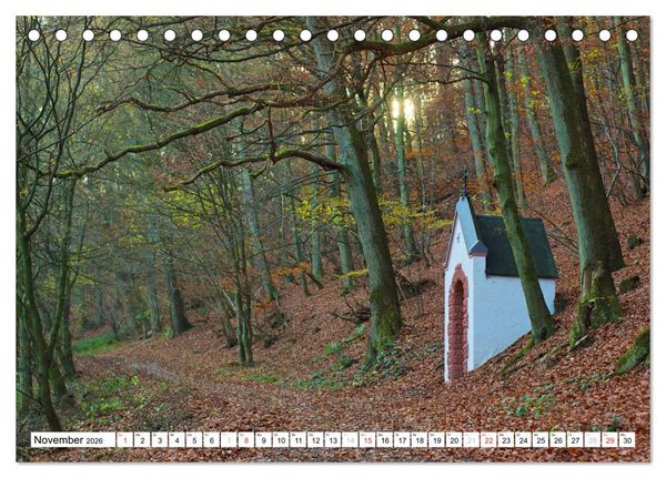 Produktbild: Traumhafte Wege durch die Eifel (Tischkalender 2026 DIN A5 quer), CALVENDO Monatskalender