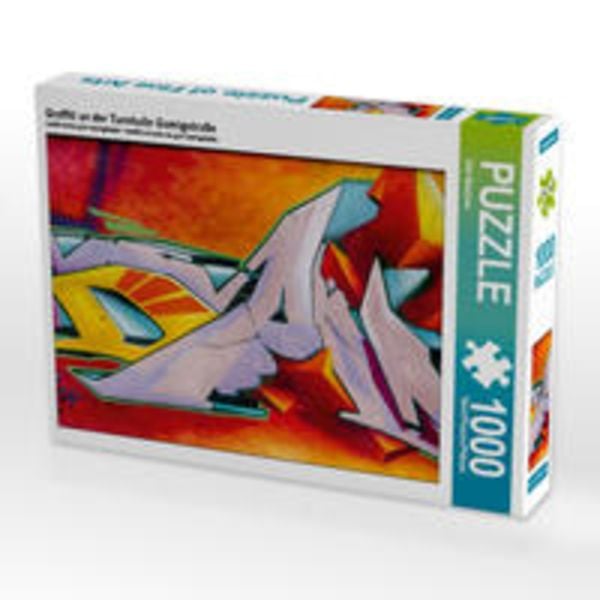 CALVENDO Puzzle Graffiti an der Turnhalle Gamigstraße 1000 Teile Lege-Größe 64 x 48 cm Foto-Puzzle Bild von Dirk Meutzner