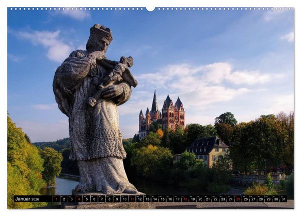 Produktbild: Die Lahn - Zauberhafte Orte rund um Limburg (Wandkalender 2026 DIN A2 quer), CALVENDO Monatskalender