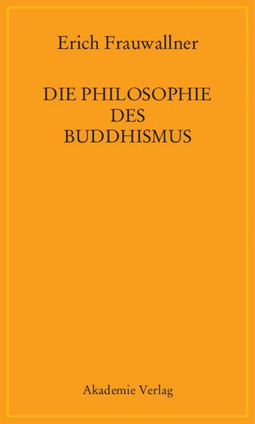 Produktbild: Die Philosophie des Buddhismus