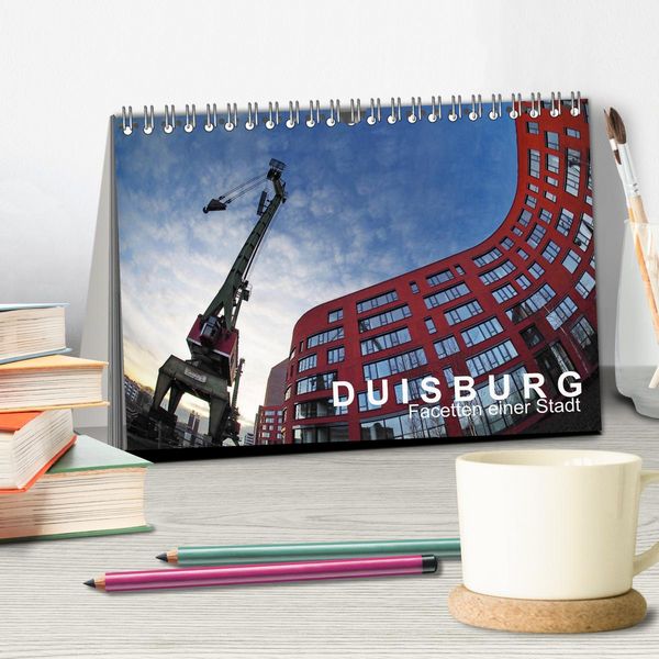 Produktbild: DUISBURG Facetten einer Stadt (Tischkalender 2026 DIN A5 quer), CALVENDO Monatskalender