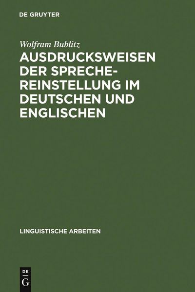 Produktbild: Ausdrucksweisen der Sprechereinstellung im Deutschen und Englischen