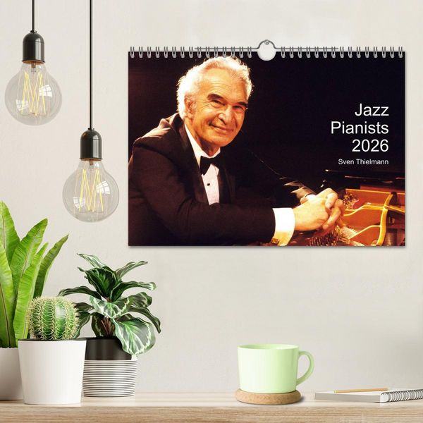 Produktbild: Jazz Pianists 2026 (Wall Calendar 2026 DIN A4 landscape), CALVENDO 12 Month Wall Calendar