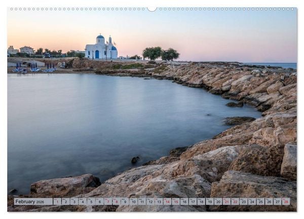 Produktbild: Cyprus, the sunny Mediterranean paradise (High Quality Premium Wall Calendar 2026 DIN A2 landscape),CALVENDO 12 Month Wall Calendar