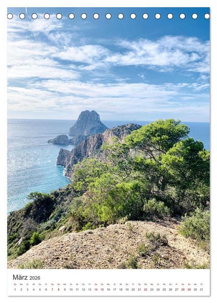 Produktbild: Ab nach Ibiza (Tischkalender 2026 DIN A5 hoch), CALVENDO Monatskalender
