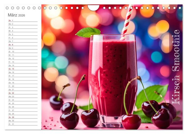 Produktbild: Kirschlust - K&ouml;stlichkeiten aus und mit Kirschen (Wandkalender 2026 DIN A4 quer), CALVENDO Monatskalender