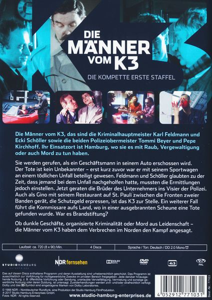Produktbild: Die M&auml;nner vom K3 - Die komplette erste Staffel [4 DVDs]