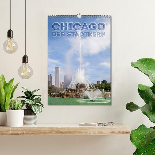Produktbild: CHICAGO Der Stadtkern (Wandkalender 2026 DIN A3 hoch), CALVENDO Monatskalender