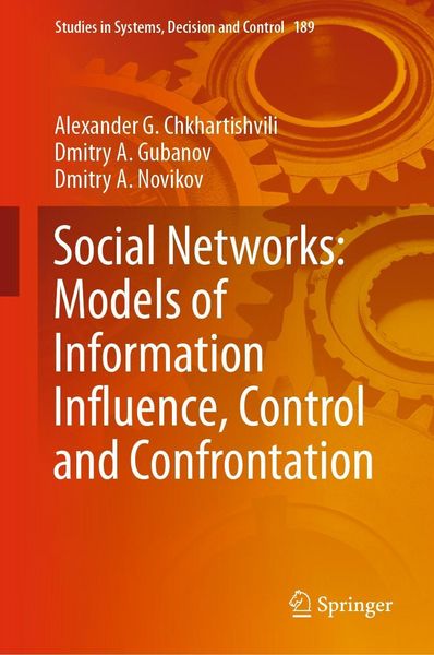 Produktbild: Social Networks: Models of Information Influence, Control and Confrontation