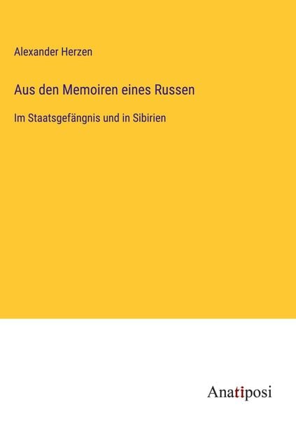 Produktbild: Aus den Memoiren eines Russen