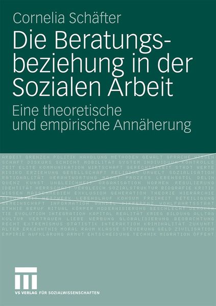 Produktbild: Die Beratungsbeziehung in der Sozialen Arbeit