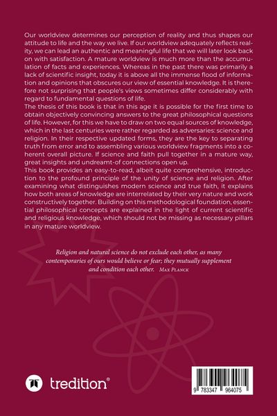 Produktbild: Pillars of a Mature Worldview