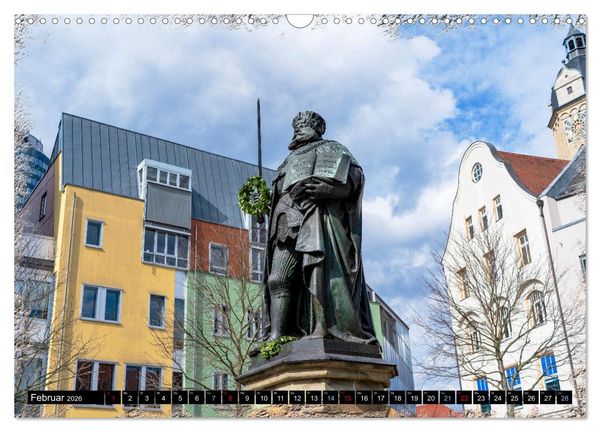 Produktbild: Jena attraktiv (Wandkalender 2026 DIN A3 quer), CALVENDO Monatskalender