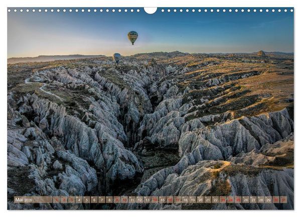Produktbild: Hei&szlig;luftballons Die sanften Riesen (Wandkalender 2026 DIN A3 quer), CALVENDO Monatskalender