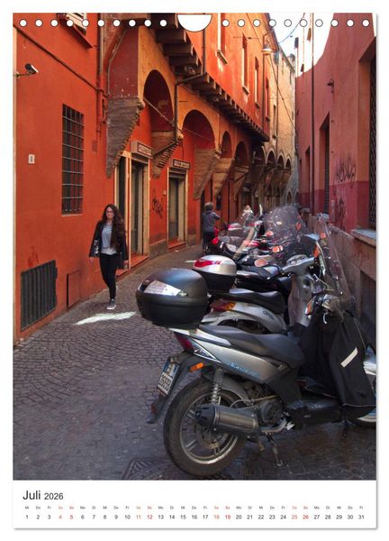 Produktbild: Bologna, altehrw&uuml;rdig und lebendig zugleich (Wandkalender 2026 DIN A4 hoch), CALVENDO Monatskalender