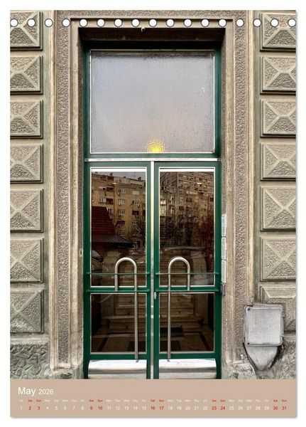 Produktbild: Doors of Belgrade (Desk Calendar 2026 DIN A5 portrait), CALVENDO 12 Month DeskCalendar