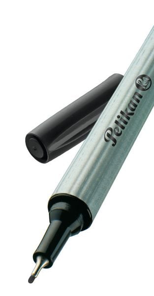 Produktbild: Pelikan Fineliner 96&reg;, schwarz, 3 St&uuml;ck, 3er Set