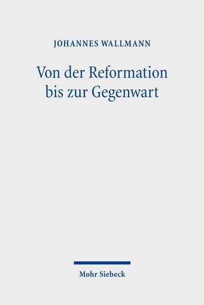 Produktbild: Von der Reformation bis zur Gegenwart