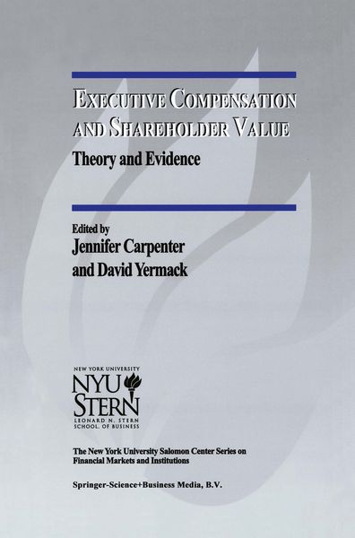 Produktbild: Executive Compensation and Shareholder Value