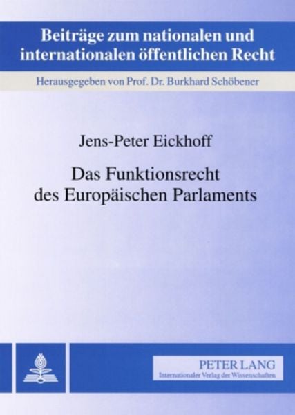 Produktbild: Das Funktionsrecht des Europaeischen Parlaments