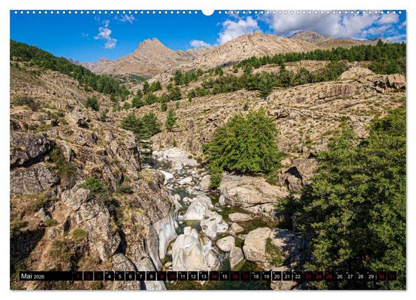 Produktbild: Korsika Wild und Frei (Wandkalender 2026 DIN A2 quer), CALVENDO Monatskalender