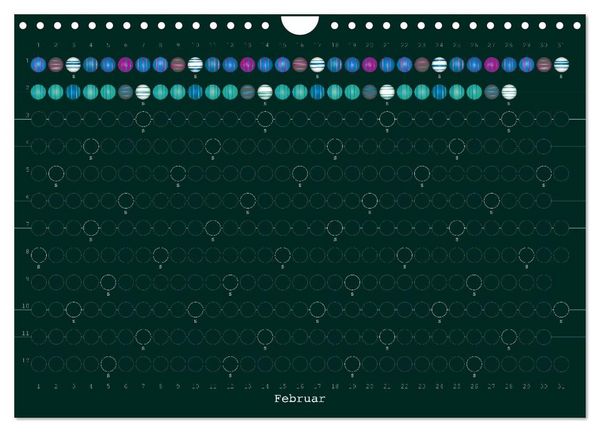 Produktbild: Perlenkalender (Wandkalender 2027 DIN A4 quer), CALVENDO Monatskalender