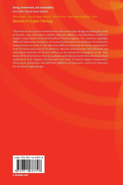 Produktbild: Advances in Engine Tribology