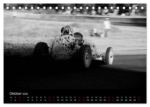Produktbild: Dirt Track Races (Tischkalender 2026 DIN A5 quer), CALVENDO Monatskalender