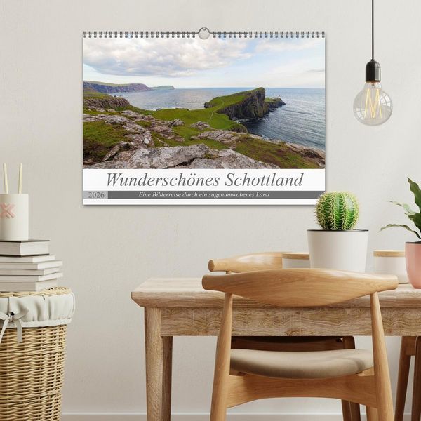 Produktbild: Wundersch&ouml;nes Schottland - Bilderreise durch ein sagenumwobenes Land (Wandkalender 2026 DIN A3 quer), CALVENDO Monatskalender