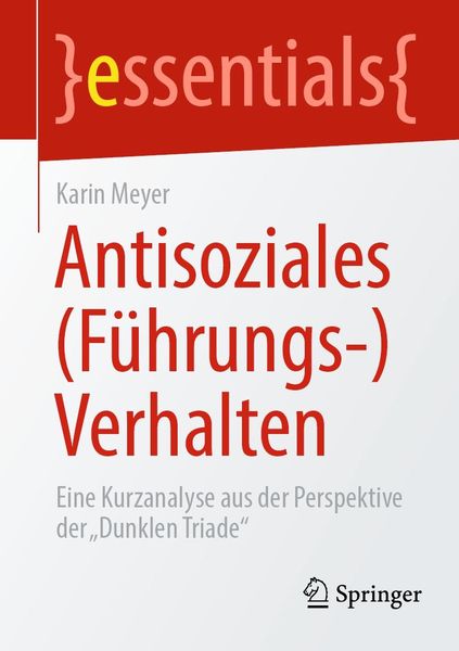 Produktbild: Antisoziales (F&uuml;hrungs-)Verhalten