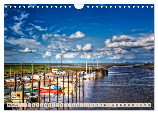 Produktbild: Friesland - Nordseebad Dangast (Wandkalender 2026 DIN A4 quer), CALVENDO Monatskalender