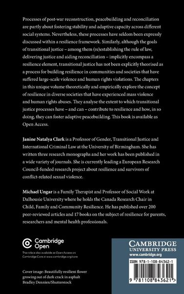 Produktbild: Resilience, Adaptive Peacebuilding and Transitional Justice