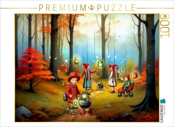 Produktbild: CALVENDO Puzzle Laternenumzug | 1000 Teile Lege-Gr&ouml;&szlig;e 64x48cm Foto-Puzzle f&uuml;r gl&uuml;ckliche Stunden