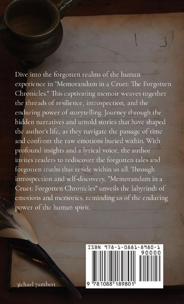 Produktbild: Memorandum in a Cruet