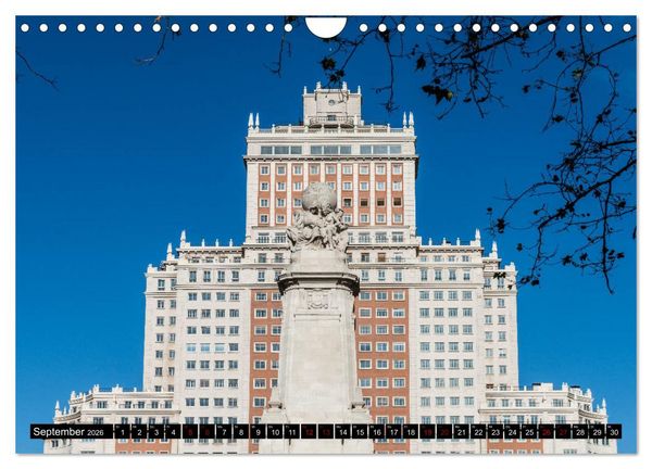 Produktbild: Madrid - Stadtansichten (Wandkalender 2026 DIN A4 quer), CALVENDO Monatskalender