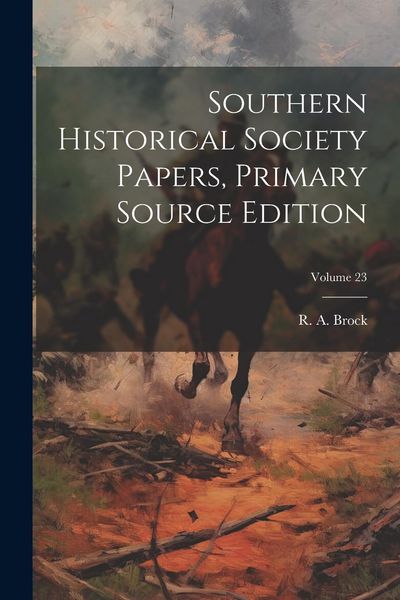 Produktbild: Southern Historical Society Papers, Primary Source Edition; Volume 23