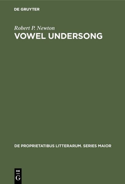 Produktbild: Vowel undersong