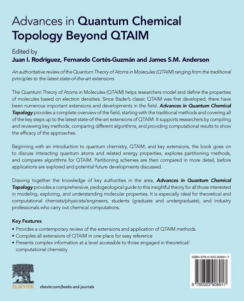 Produktbild: Advances in Quantum Chemical Topology Beyond QTAIM