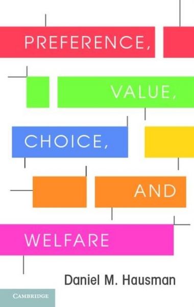 Produktbild: Preference, Value, Choice, and Welfare