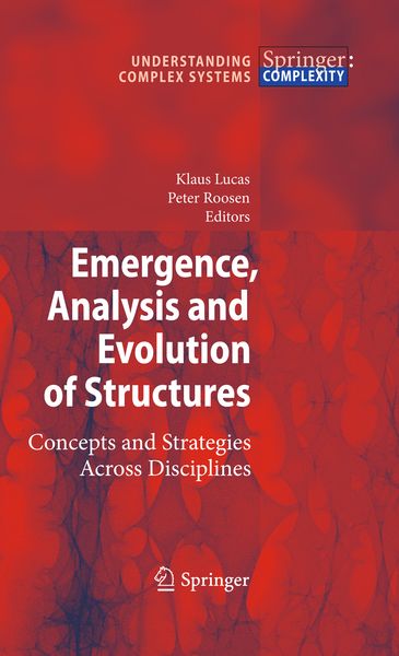 Produktbild: Emergence, Analysis and Evolution of Structures
