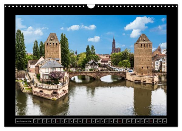 Produktbild: Strasbourg La Petite France (Calendrier mural 2026 DIN A3 vertical), CALVENDO calendrier mensuel