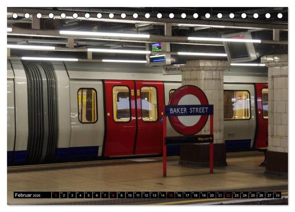 Produktbild: London &bull; Impressionen (Tischkalender 2026 DIN A5 quer), CALVENDO Monatskalender