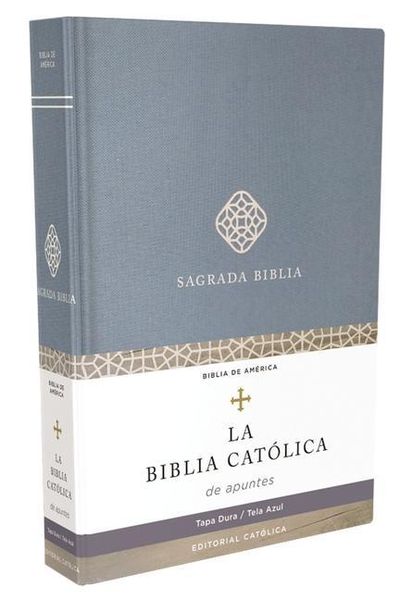 Produktbild: Biblia Cat&oacute;lica de Apuntes, Tapa Dura/Tela, Azul, Comfort Print