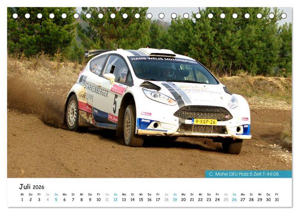 Produktbild: Lausitz-Rallye Kalender (Tischkalender 2026 DIN A5 quer), CALVENDO Monatskalender