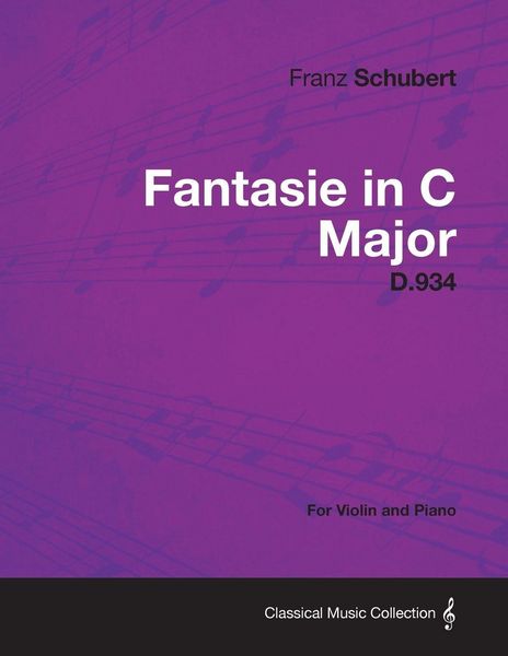 Produktbild: Fantasie in C Major D.934 - For Violin and Piano
