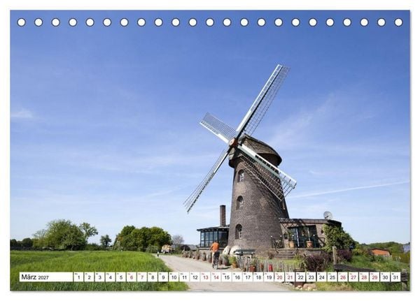 Produktbild: Radland Deutschland - Niederrhein (Tischkalender 2027 DIN A5 quer), CALVENDO Monatskalender
