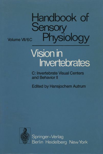 Produktbild: Comparative Physiology and Evolution of Vision in Invertebrates