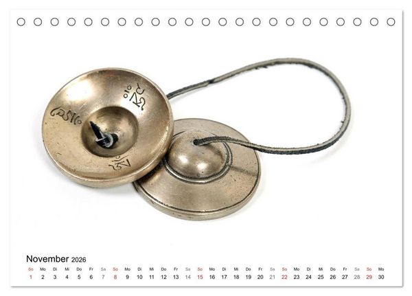 Produktbild: Musik ist mein Leben (Tischkalender 2026 DIN A5 quer), CALVENDO Monatskalender
